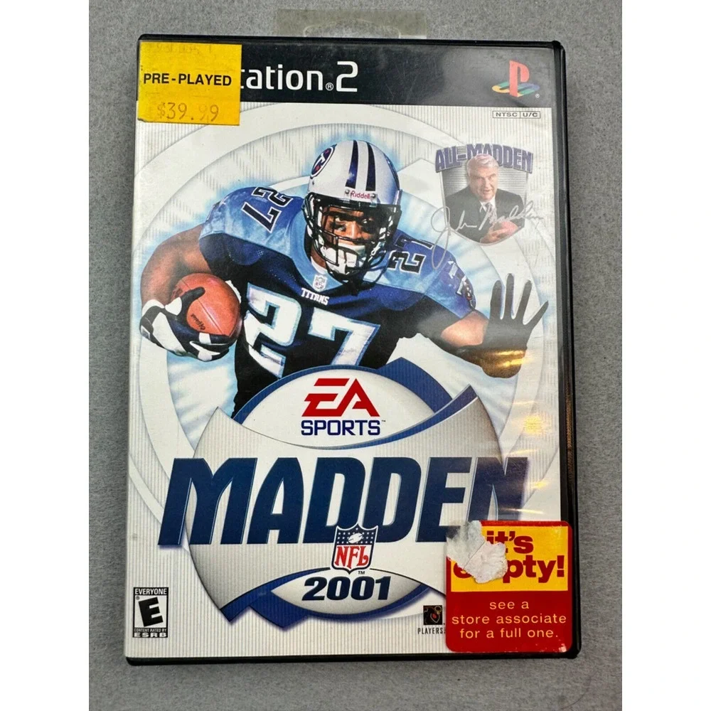 Madden NFL 2001 (Sony PlayStation 2, 2000)‎ Complete